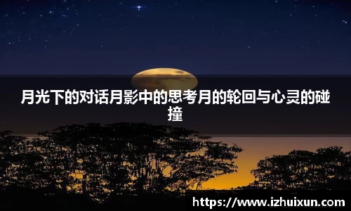 月光下的对话月影中的思考月的轮回与心灵的碰撞